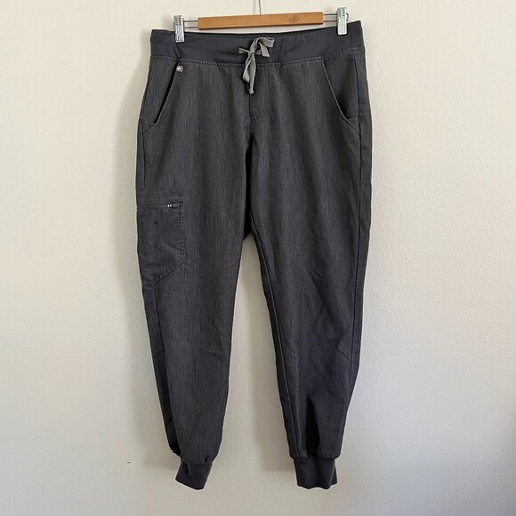 Figs Zamora Jogger Scrub Pants Grey Petite M - Picture 1 of 7